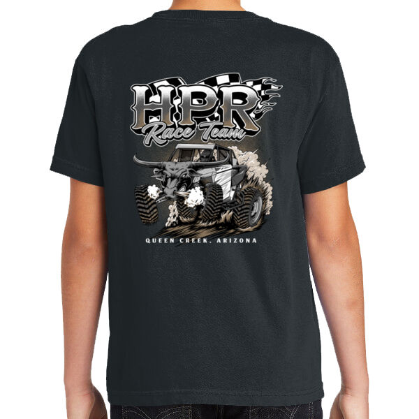 Youth Premium Heavyweight HPR Race Team Black Tee Thumbnail