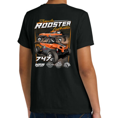 Youth Standard Lightweight Zeppelin Ledbetter 3 Rooster Black Tee Thumbnail