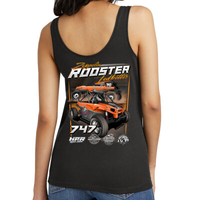 Zeppelin Ledbetter Rooster 3 Black V Neck Tank Thumbnail