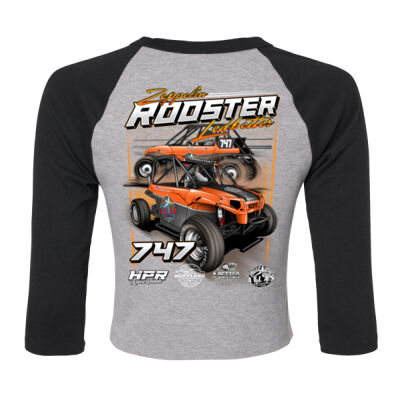 Zeppelin Ledbetter Rooster 3 Raglan Baby Tee Thumbnail