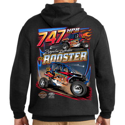 Men's Premium Carhartt Zeppelin Ledbetter Rooster 2 Black Hooded Sweatshirt Thumbnail