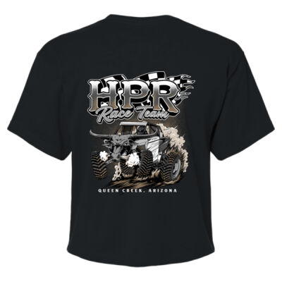 HPR Race Team Women's Black Crop Top Thumbnail