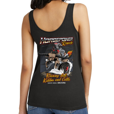 Raisin Hell, Kiddos and Cattle Women's Black V Neck Tank Thumbnail