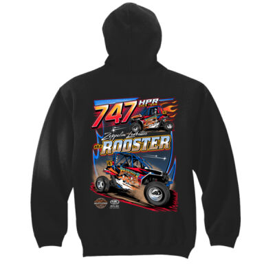 Youth Standard Zeppelin Ledbetter Rooster 2 Black Hooded Sweatshirt Thumbnail