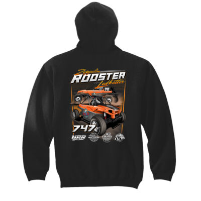 Youth Standard Zeppelin Ledbetter Rooster 3 Black Hooded Sweatshirt Thumbnail