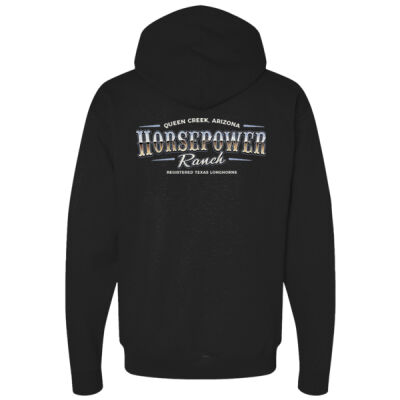 Standard HorsePower Ranch Black Hooded Sweatshirt Thumbnail