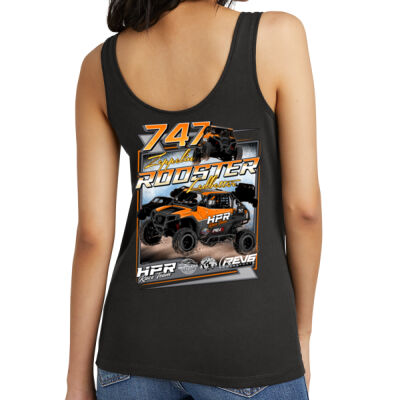 Zeppelin Ledbetter Rooster 3 Black V Neck Tank Thumbnail