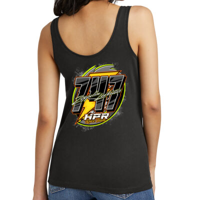 747 Zeppelin Black V-Neck Tank Thumbnail