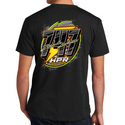 Men's Standard Lightweight 747 Zeppelin Black Tee Thumbnail