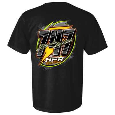 Men's Premium Heavyweight 747 Zeppelin Black Tee Thumbnail