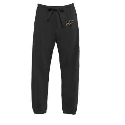 747 Zeppelin Black Sueded Sweatpants Thumbnail
