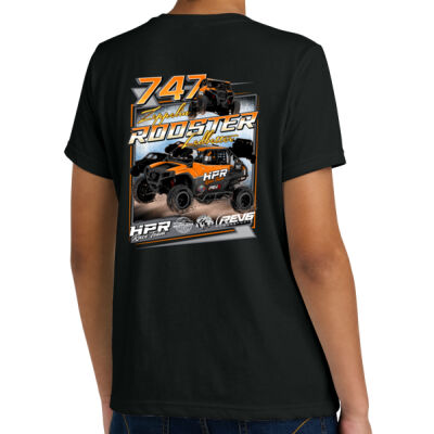 Youth Standard Lightweight Zeppelin Ledbetter 4 Rooster Black Tee 2 Thumbnail