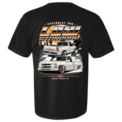 Men's Premium Heavyweight Low Standard Black Tee Thumbnail