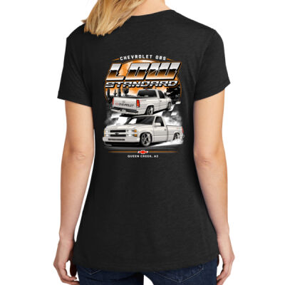 Women's Standard Lightweight Low Standard Black Tee Thumbnail