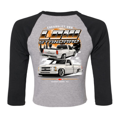 Low Standard Black Raglan baby Tee  Thumbnail