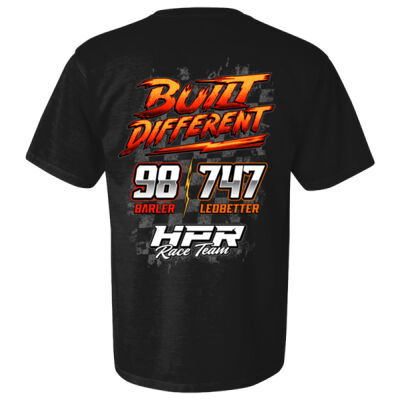 Men's Premium Heavyweight Built Different Black Tee Thumbnail