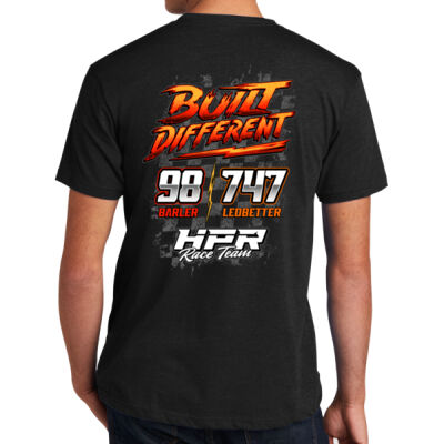 Men's Standard Lightweight Built Different Black Tee Thumbnail