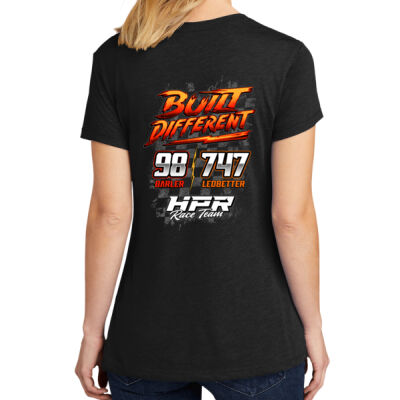 Women's Standard Lightweight Built Different Black Tee Thumbnail