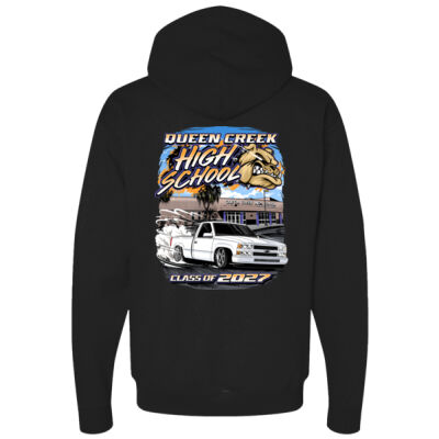 Standard Queen Creek High School Black Hooded Sweatshirt Thumbnail