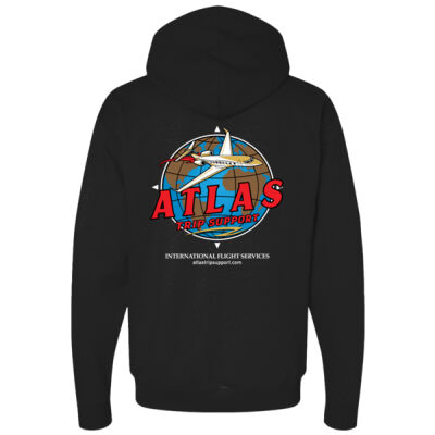 Standard Atlas Trip Support Black Hooded Sweatshirt Thumbnail