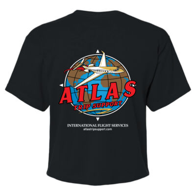 Atlas Trip Support Black Crop Top Thumbnail